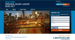Desktop Screenshot of newyorkpersonalinjurylawyer24-7blog.com
