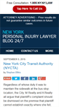 Mobile Screenshot of newyorkpersonalinjurylawyer24-7blog.com